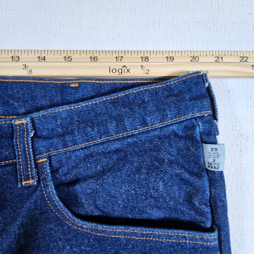 Tyndale FR Jeans Mens 40x32 Blue Flame Resistant Work Pants CAT 2 USA Made